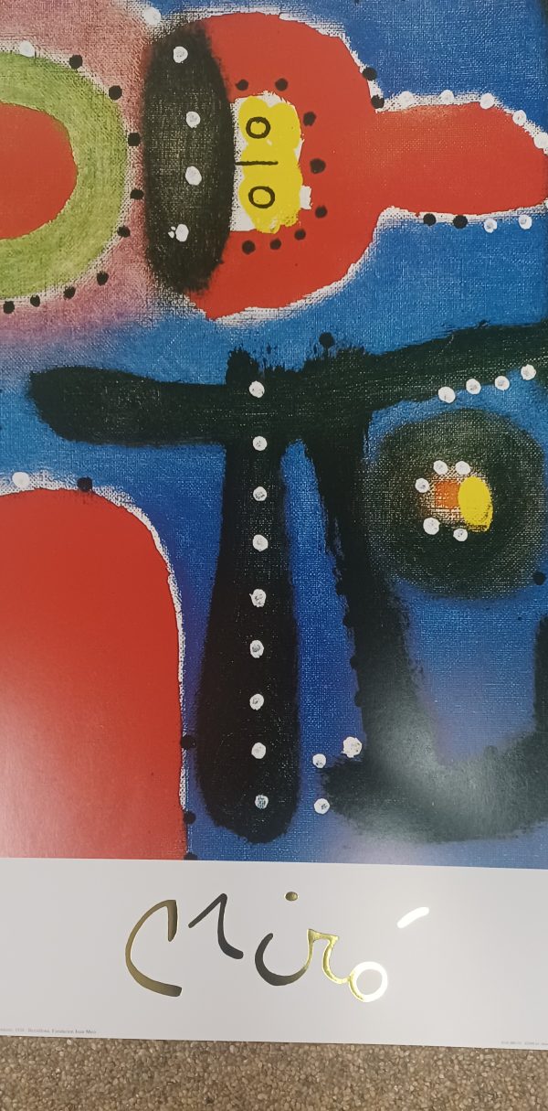 poster Verkerke:  Joan Miró - Peinture 1954 60 x 80 cm - Afbeelding 2