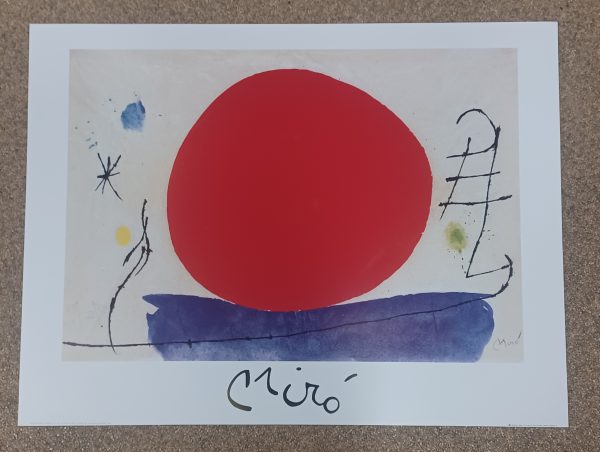 poster Verkerke:  Joan Miró - Senza Titolo 80 x 60 cm