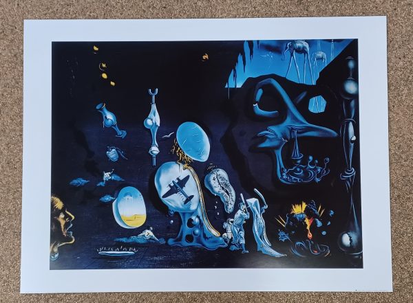 poster Egim: Salvador Dali - Idylle atomique et uranique melancolique 80 x 60 cm