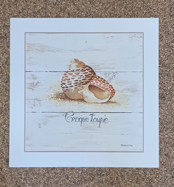 poster Universal Prints:  Pascal Cessou - Croque Toupie 33 x 33 cm
