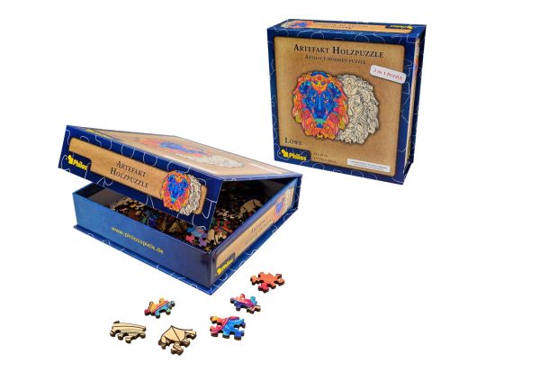 houten puzzel Philos - Artefact puzzel 2 in 1 Leeuw (177) - Afbeelding 3