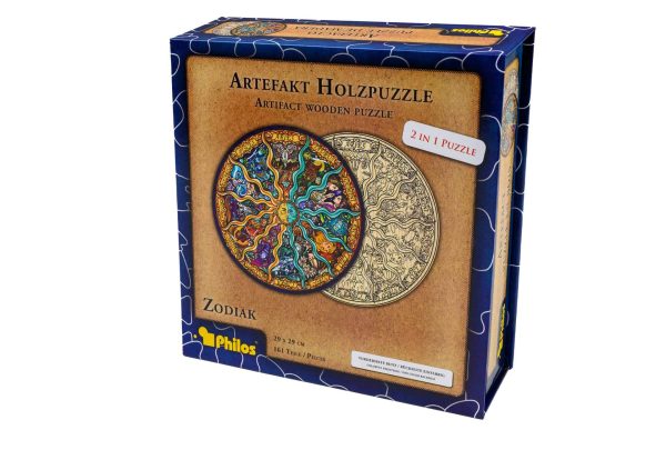 houten puzzel Philos - Artefact Puzzel 2 in 1 Zodiac (161)