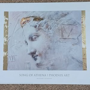 poster Eurographics Richard Franklin - song of Athena 50 x 40 cm