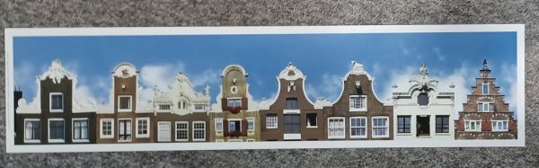 poster Art Unlimited: Pieter van Gaart - gevels Amsterdam 105 x 25 cm