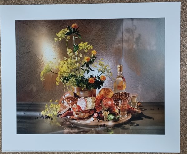 poster Eurographics Roland Löbig - Meat and bread I 60 x 50 cm