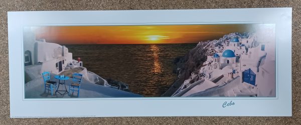poster Eurographics Cebo Cokuzovski - Mediterranean Reflections II 91 x 35 cm - Afbeelding 2