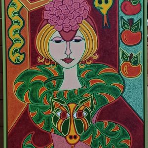 schilderij Marlies van Wezel - Verstrengeld 60 x 80 cm