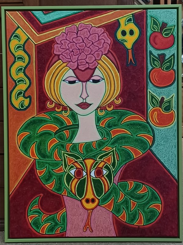 schilderij Marlies van Wezel - Verstrengeld 60 x 80 cm