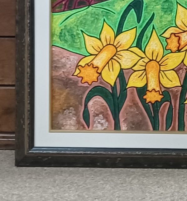 schilderij Marlies van Wezel - Voorjaar in Limburg 100 x 70 cm - Afbeelding 2