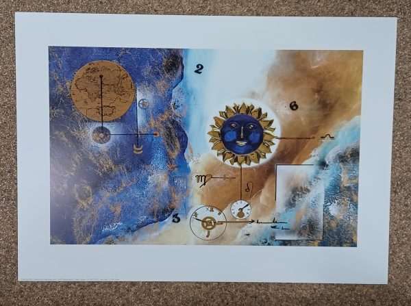 poster Eurographics Claus Schenk - Sonne (zon) 70 x 50 cm