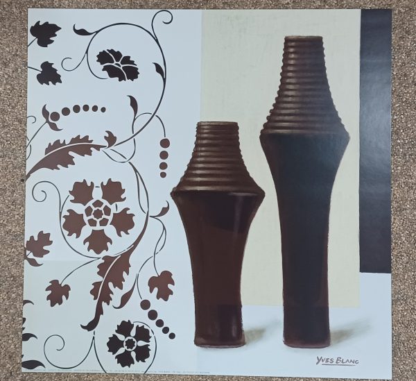 poster Eurographics Yves Blanc -Les Feuilles de l' Automne 50 x 50 cm