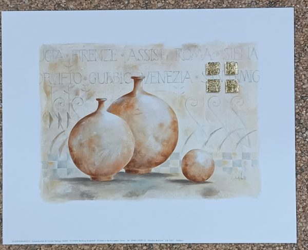 poster Eurograhics Claudia Ancilotti - Gubbio 30 x 24 cm