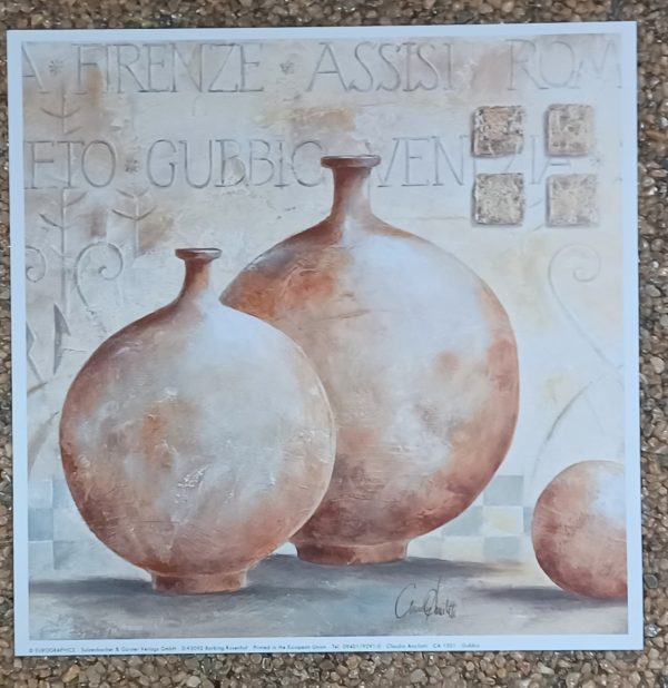 poster Eurographics Claudia Ancilotti - Gubbio 18 x 18 cm