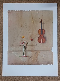 poster Art House Wolfgang Zelmer - Fiori di pasqua e una Stradivari 60 x 80 cm