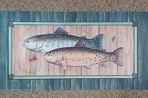 poster Ricordi M. Romagnoli - Fishing 60 x 30 cm